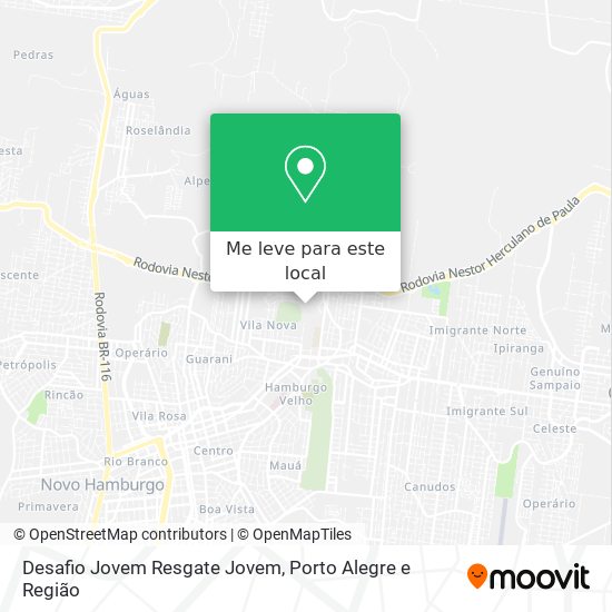 Desafio Jovem Resgate Jovem mapa