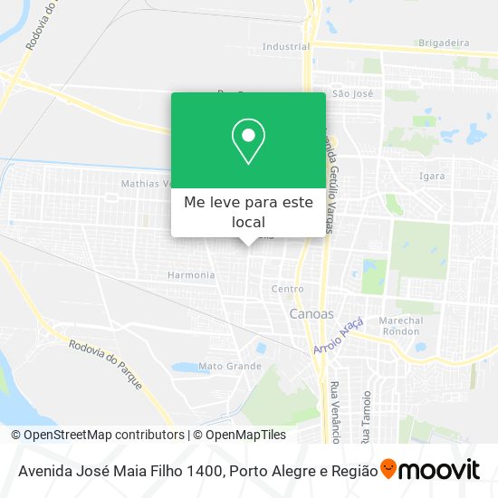 Avenida José Maia Filho 1400 mapa