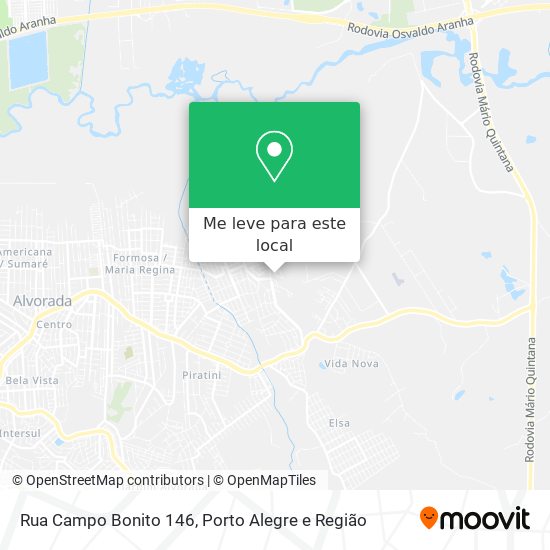 Rua Campo Bonito 146 mapa