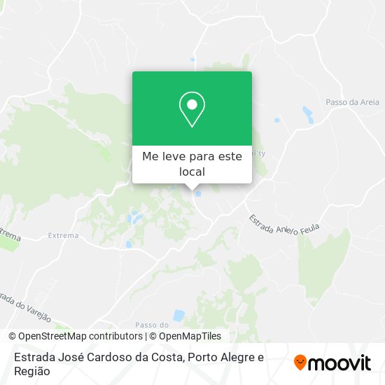 Estrada José Cardoso da Costa mapa
