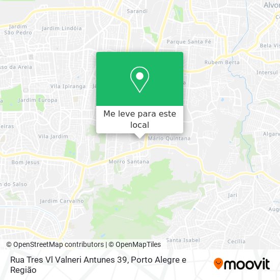 Rua Tres Vl Valneri Antunes 39 mapa