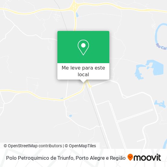 Polo Petroquímico de Triunfo mapa