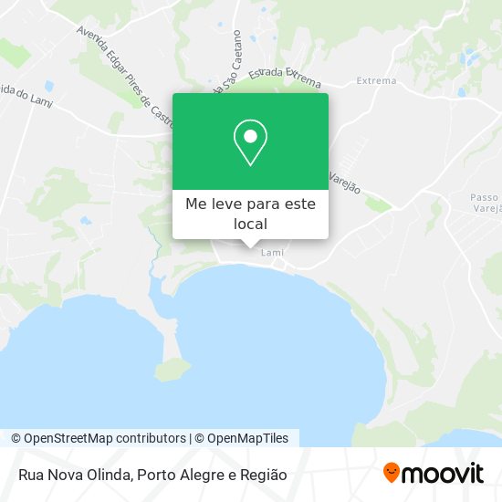 Rua Nova Olinda mapa