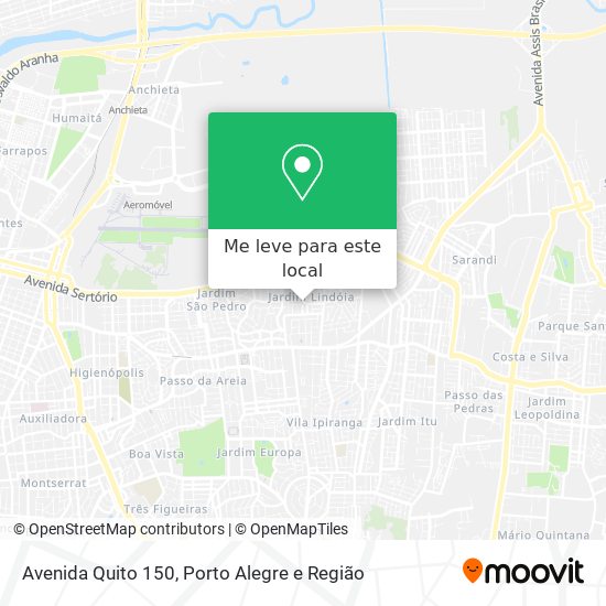 Avenida Quito 150 mapa