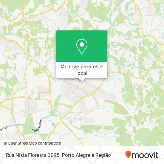 Rua Nisia Floresta 3095 mapa