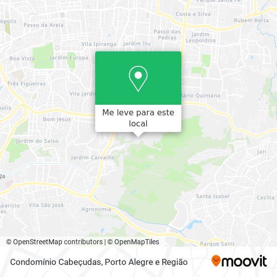 Condomínio Cabeçudas mapa
