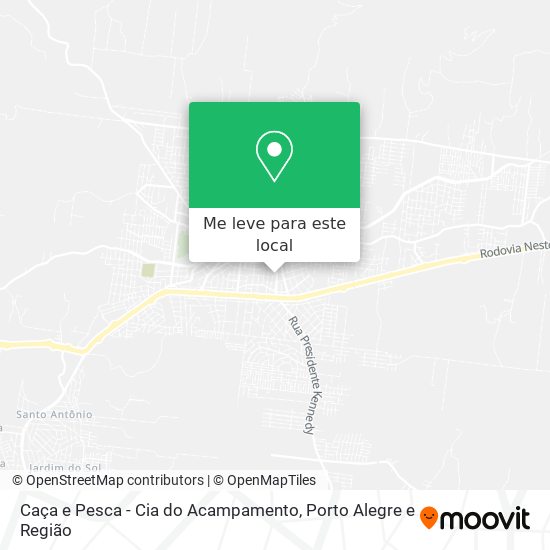 Caça e Pesca - Cia do Acampamento mapa