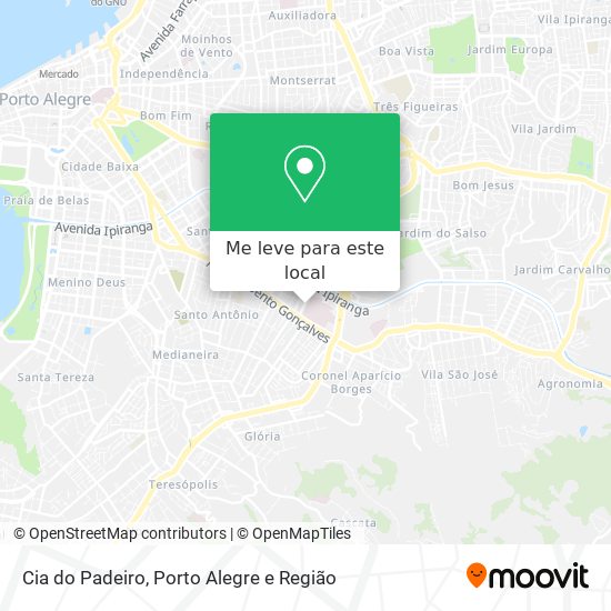 Cia do Padeiro mapa