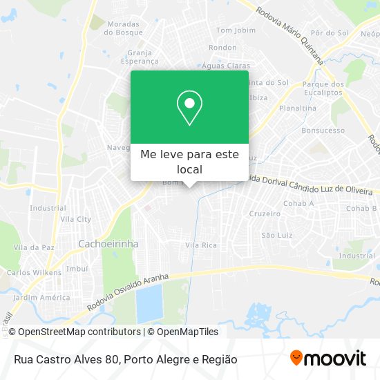 Rua Castro Alves 80 mapa