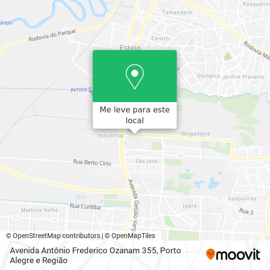 Avenida Antônio Frederico Ozanam 355 mapa