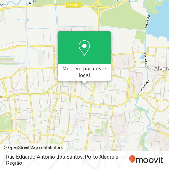 Rua Eduardo Antônio dos Santos mapa