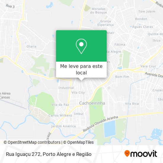Rua Iguaçu 272 mapa