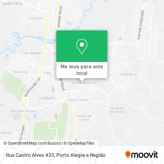 Rua Castro Alves 433 mapa
