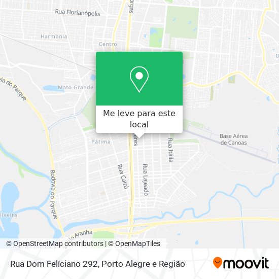 Rua Dom Felíciano 292 mapa