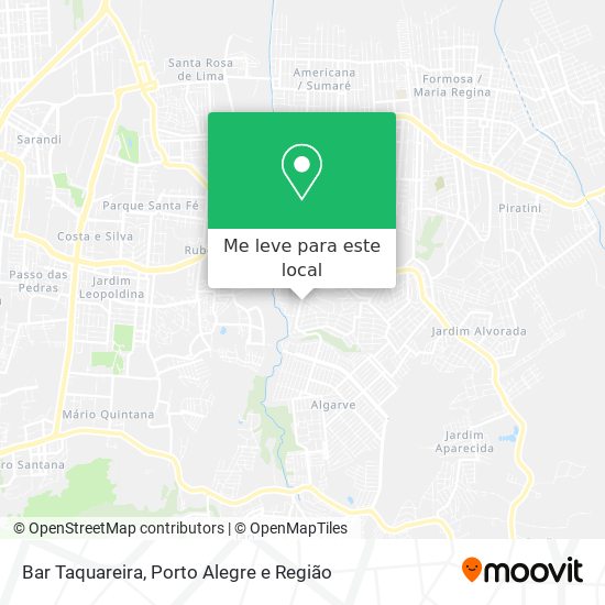 Bar Taquareira mapa