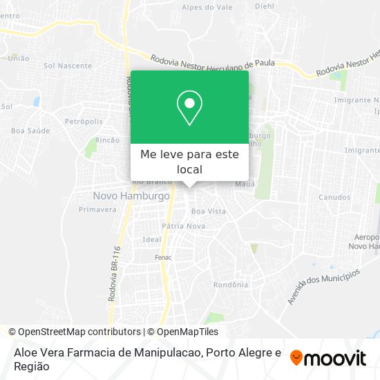 Aloe Vera Farmacia de Manipulacao mapa