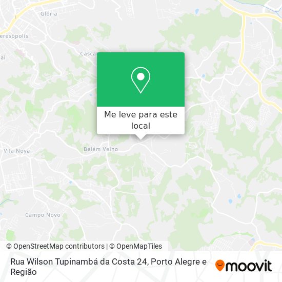 Rua Wilson Tupinambá da Costa 24 mapa