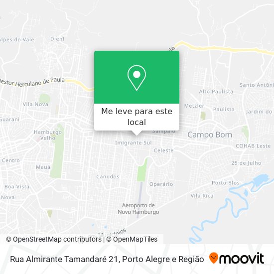 Rua Almirante Tamandaré 21 mapa