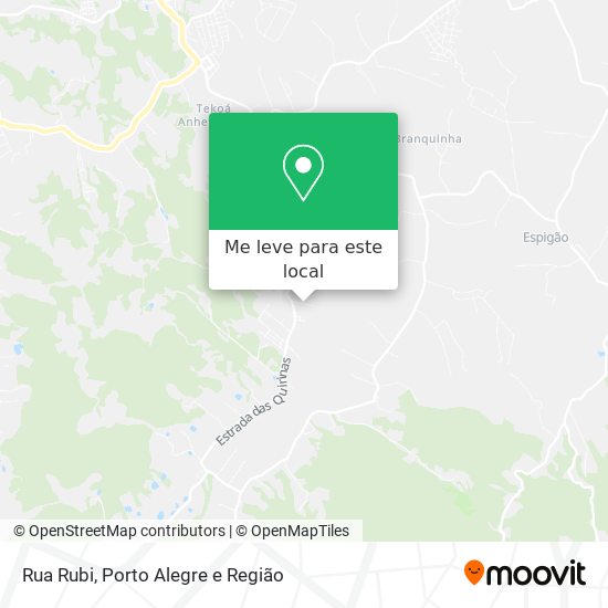 Rua Rubi mapa
