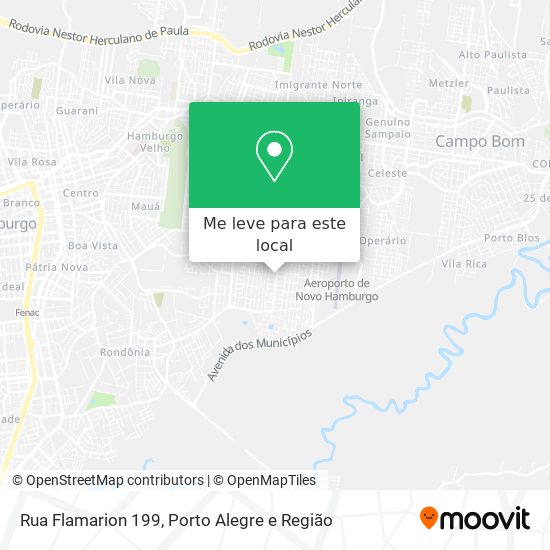 Rua Flamarion 199 mapa