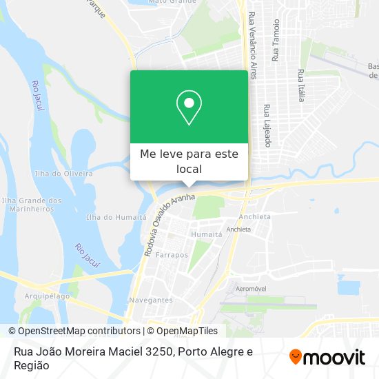 Rua João Moreira Maciel 3250 mapa