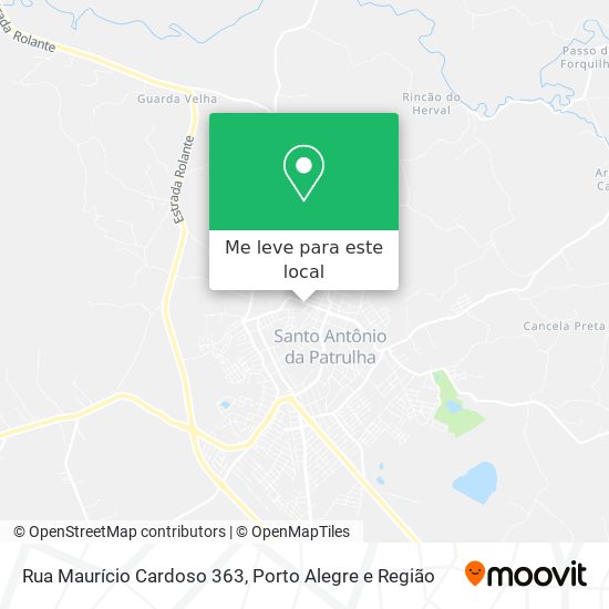 Rua Maurício Cardoso 363 mapa