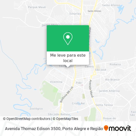 Avenida Thomaz Edison 3500 mapa