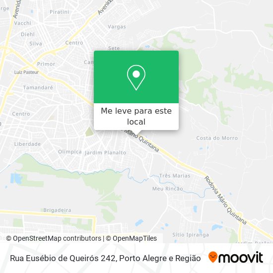 Rua Eusébio de Queirós 242 mapa