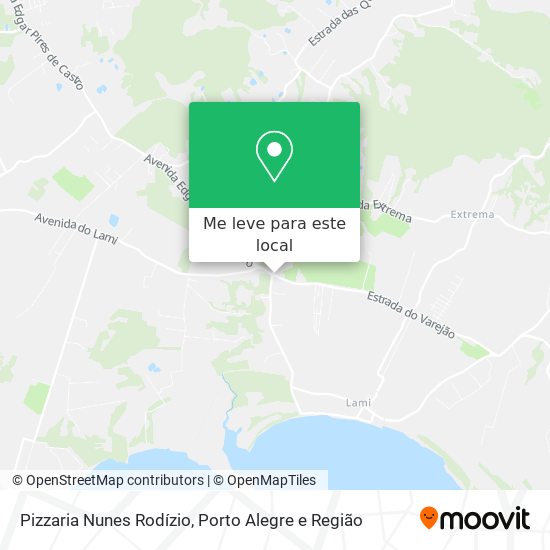 Pizzaria Nunes Rodízio mapa