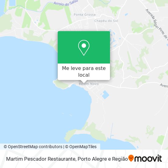 Martim Pescador Restaurante mapa