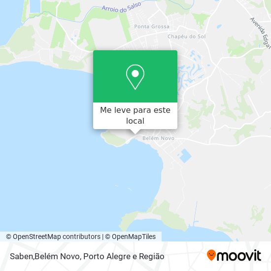 Saben,Belém Novo mapa