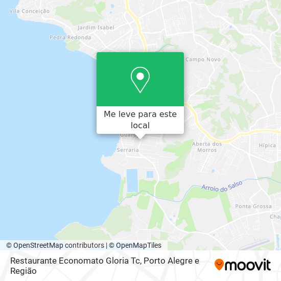 Restaurante Economato Gloria Tc mapa