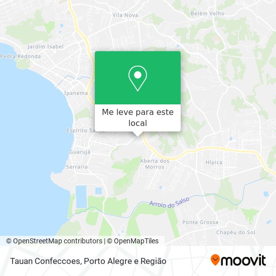 Tauan Confeccoes mapa