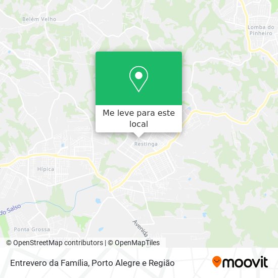 Entrevero da Família mapa