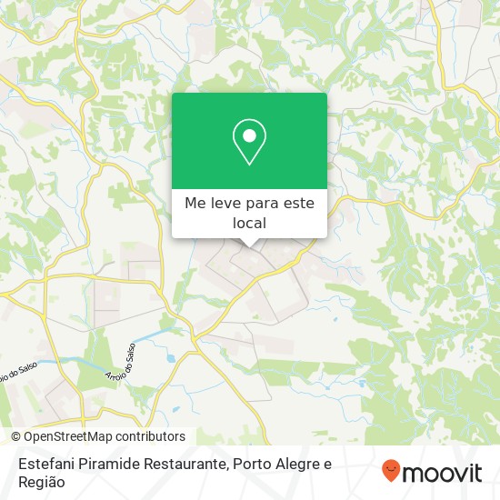 Estefani Piramide Restaurante, Avenida Economista Nilo Wulff, 902 Restinga Porto Alegre-RS 91790-000 mapa