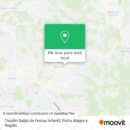 Tiquiliri Salão de Festas Infantil mapa