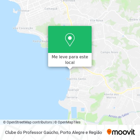 Clube do Professor Gaúcho mapa