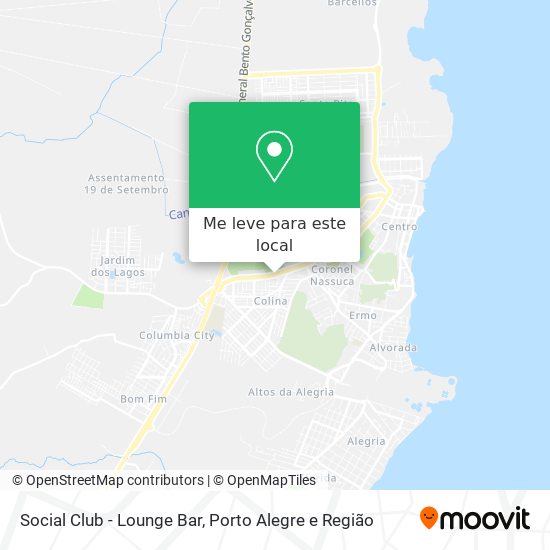 Social Club - Lounge Bar mapa