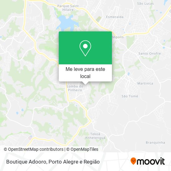 Boutique Adooro mapa