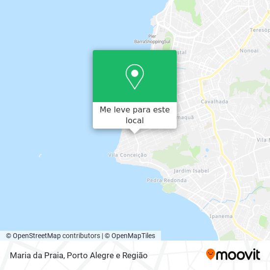 Maria da Praia mapa