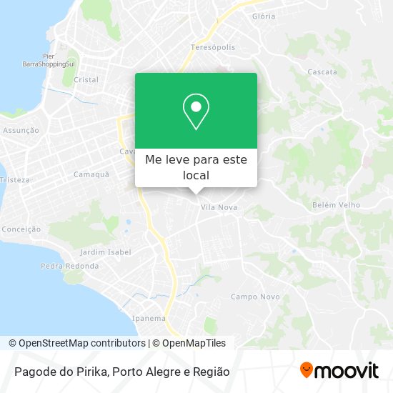 Pagode do Pirika mapa