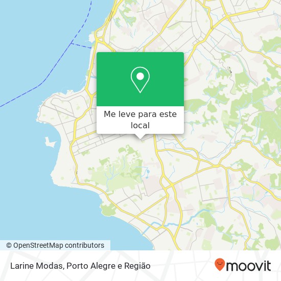 Larine Modas, Rua João Mora, 495 Cavalhada Porto Alegre-RS 91920-290 mapa