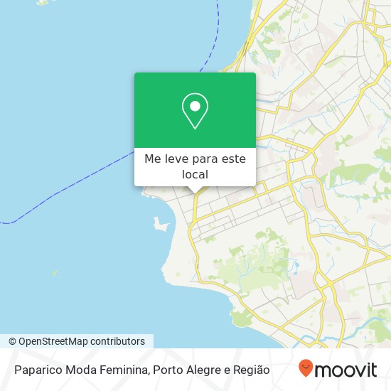 Paparico Moda Feminina, Avenida Wenceslau Escobar, 1823 Tristeza Porto Alegre-RS 91900-000 mapa