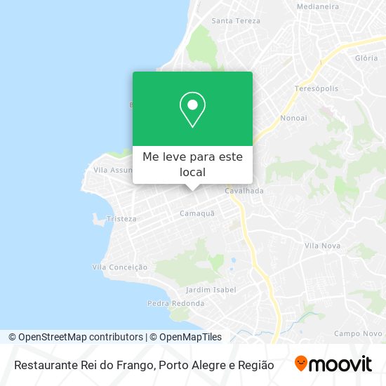 Restaurante Rei do Frango mapa
