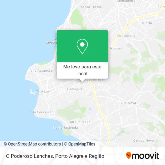 O Poderoso Lanches mapa