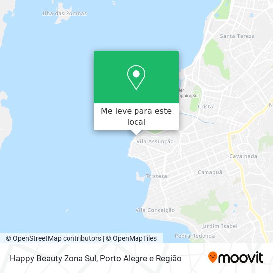 Happy Beauty Zona Sul mapa