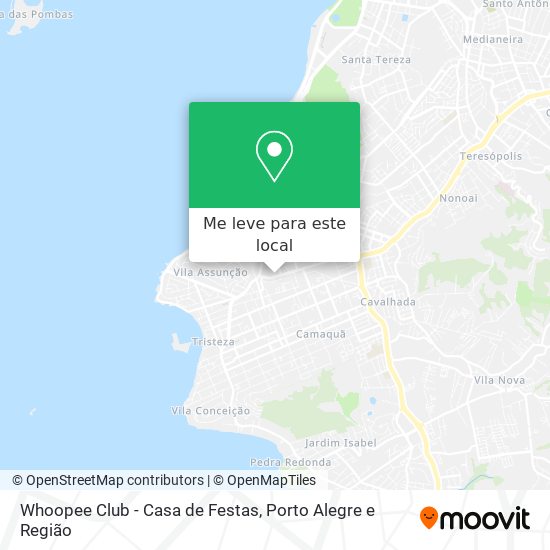 Whoopee Club - Casa de Festas mapa