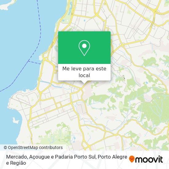 Mercado, Açougue e Padaria Porto Sul mapa