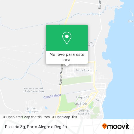 Pizzaria 3g mapa