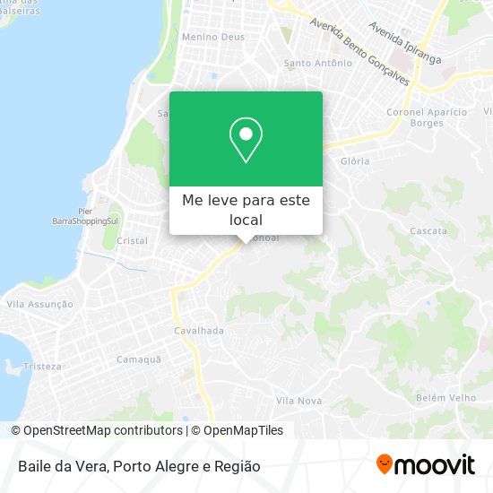 Baile da Vera mapa